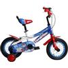 MagikBike bicicletta da bambino racer dai 3 anni, misura 14 pollici, movimento centrale a sfera telaio bicolore rosso e nero, freni a disco