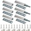Generico 6 Pezzi Portabilità Push Pull per Ante, Ammortizzatori per Ante, Chiusura Magnetica per Ante Dispositivo Piccolo, Può Essere Utilizzato in Cucina, Spogliatoio, Camera da Letto