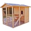 Habrita Casetta pollaio per galline in legno habrita po 1624 175x268x204 cm