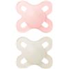 MAM SUCCHIETTO ORIGINAL START 0-2 MESI SILICONE FEMMINA 2 PEZZI