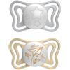 CHICCO SUCCHIETTO LIGHT LUMI SILICONE 6-16M 2 PEZZI