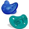 CHICCO GOMMOTTO SILICONE AZZURRO 6-16 MESI 2 PEZZI