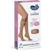 SAUBER GAMBALETTO OPEN TOE 70 DENARI MAGLIA LISCIA NEUTRO BEIGE TAGLIA 2