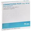 CONNETTIVINA PLUS 2 MG + 40 MG GARZE IMPREGNATE 10 GARZE IMPREGNATE CM 10 X 10