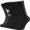 CLOSEMATE 6 Paia Calze Lunghe Uomo Cotone Calzini Lunghi Eleganti Classiche Business Socks Rombi Righe Pois Blu Navy Nere 39-42 M