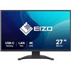 EIZO MONITOR EIZO EV2740X-BK 27'' ULTRAHD/4K IPS, LAN USB-C LED NERO