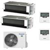 Panasonic CLIMATIZZATORE PANASONIC CANALIZZABILE DUAL 9+12 BTU INVERTER R32 CU-2Z50TBE