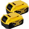DeWalt DCB184P2-XJ 18V 5Ah set batterie