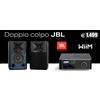 JBL 4305P DIFFUSORI ATTIVI NERI + WIIM ULTRE SPACE GREY STREAMER DI RETE G.UFF