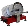 Ristoattrezzature Modello: 12199141017001,Affettatrice per salumi a gravità con affilatoio removibile 0.16 Kw Ø 220 mm rosso