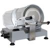 Ristoattrezzature Modello: 12199141017022,Affettatrice per salumi a gravità con affilatoio removibile 0.16 Kw Ø 220 mm Grigio