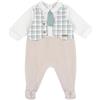 Chicco Tutine In Ciniglia Con Apertura Entrogamba Neonato/Neonata 0-24 mesi, Grigio, 6 mesi, Designed in Italy