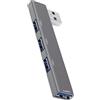 Opilroyn Hub USB per laptop, splitter USB a 4 porte, trasferimento dati veloce, hub USB 4 porte, hub USB 3.0 multiplo, prolunga USB per laptop, tastiera,