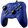 PDP Controller Faceoff Deluxe+ Audio con Cavo Switch, Blu (Camuflage)