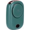 Zerodis Mini Ventilatore Portatile, Ventilatore Cordino a 3 velocità Ricarica USB Piccola Scrivania Ventilatore per Il Viso Collo Appeso Ventilatore Senza Lama per Viaggi in Campeggio a Casa(Verde)