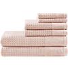 Madison Park Set di asciugamani in 100% cotone di lusso, trama a nido d'ape di alta qualità, altamente assorbenti, ad asciugatura rapida, vestiti da bagno di qualità per hotel e spa, misure assortite,
