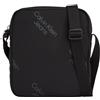 Calvin Klein Jeans Borsa a Tracolla Uomo Essentials Reporter Piccola, Nero (Black/Pinstripe Grey), Taglia Unica