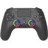 Subsonic - Controller wireless per PS5 con pagaie e LED programmabili, vibrazione e funzione touch - Controller PS5 Nero