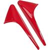 STAMOO Adatto per Tesla Model 3 Highland 2024 Model Y (2023-2024) Model X S (2023-2024) HW4.0 Copertura di protezione laterale della fotocamera del segnale di direzione, 2 pezzi (rosso)