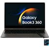 SAMSUNG GALAXY BOOK3 360 NP750QFG-KA4IT 15.6" AMOLED TOUCH SCREEN S PEN INCLUSA i7-1360P RAM 16GB-SSD 512GB NVMe-IRIS Xe GRAPHICS-WI-FI 6E-WIN 11 HOME GRAFITE