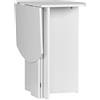 HOMCOM Tavolo da Pranzo Pieghevole Salvaspazio in Legno, 90x60x74cm, Bianco|Aosom