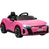 HOMCOM Auto Elettrica per Bambini 3-5 Anni con Telecomando, Sospensioni e Clacson, 103x58x41 cm, Rosa | Aosom Italy