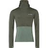 VAUDE Felpa con Cappuccio da Uomo Monviso Maglietta da Escursionismo, Cachi, XXL