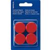 Maul 6175202 Facetterand-Magnet PRO SB, 0,17 kg, Diametro 15 mm, Rosso, 4