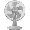 Ardes - AR5ST30G Ventilatore da Tavolo STEELO 30G 5 Pale - Pala 30 cm Oscillante con Inclinazione Regolabile - Ventilatore 3 Velocità Silenzioso GRIGIO