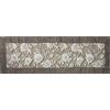 Russo Tessuti Centro Runner CentroTavola Decoro Cucina Salone Rose Design Clara Colori Brillanti-Beige