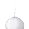 Kartell FL/Y Lampada a Sospensione E27, 15 W, Bianco Lucido, Diametro 52 cm