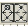 SMEG SRV864AVOGH2 PIANO COTTURA A GAS 60CM 4 FUOCHI COLORE AVENA