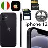 Apple NUOVO Apple iPhone 12 Rosso Bianco Blu Nero - 128GB 64GB❤ Garanzia 24 MESI