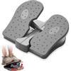 equlup Stepper Per Scale, Stepper Per Piedi Mini Stepper Trainer Stepper Per Fitness Pieghevole Per L'home Office(Grigio)