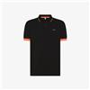 SUN68 - POLO SMALL STRIPE FLUO