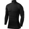PowerLayer Maglia Termica Uomo a Manica Lunga - Maglia Compressione Uomo per Calcio e Sport - Strato Base a Maniche Lunghe - per Allenamento Corsa e Ciclismo- Arancia, M
