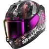 SHARK, Casco Moto Integrale SKWAL i3 HELLCAT Black/Pink KUV, S