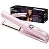 Beurer Piastra per capelli a batteria HS 20 con ricarica USB, tre livelli di temperatura e riscaldamento rapido, ideale per viaggiare, rosa