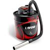 Lavor Bidone Aspiratutto Aspiracenere con Doppio Filtraggio e Regolazione di Flusso Potenza 1000 Watt Capacità 18 Litri - ASHLEY 412
