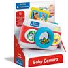 Clementoni Baby Camera, Macchina Fotografica Elettronica per Bambini , con Suoni e Luci, Gioco Educativo Prima Infanzia, Stimola la Manualita, Lingua Italiana,Baby Clementoni,Eta 9+ mesi