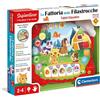 Clementoni Sapientino - La Fattoria delle Filastrocche, Gioco Educativo Elettronico per Bambini i, Tablet Interattivo con Versi degli Animali e Filastrocche in Italiano e Inglese,Clementoni,Eta 2-4 anni