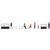 Noch 16245 - Statuette a Tema Cafe, Multicolore