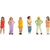 Noch N Figure Adolescenti Femminili con Figure Modellismo in Plastica 1:160 per Traccia N Morbide, perfette per parchi cittadini e cortili scolastici