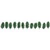NOCH Thuja siepe vivace modellino di siepe, altezza circa 3 cm per scartamento H0, TT, N per paesaggistica