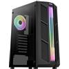 AEROCOOL Case Aerocool Prime v2 Nero Vetro Temperato Midi Tower