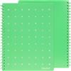 QUADERNONE COLOURBOOK MAXI SPIRALE PIN IT A4 5MM IRISH GREEN COL24802-IG