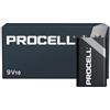 BATTERIE DURACELL PROCELL ALKALINE 9V10 MN1604 (10 PEZZI)