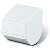 Adatto-M T710010 Porta rotolo carta igienica chiuso in plastica bianco