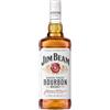 Jim Beam Kentucky Straight Bourbon Whisky, Bourbon distillato a bassa temperatura da un mix di cerali, 4 anni di invecchiamento - 1 bottiglia da 1L