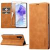 Meilanaliem Cover per Samsung Galaxy A55 5G, Custodia Flip in Pelle per Samsung Galaxy Galaxy A55 5G, Caso in PU Pelle Premium Portafoglio Custodia Chiusura Magnetica, Kickstand, Slot per Schede, Marrone